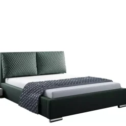 Łóżka Granatowe|Łóżka Dwuosobowe></noscript>Gruszka Łóżko tapicerowane 180x200 granatowe DAKAR