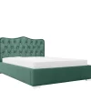Łóżka Młodzieżowe|Łóżka Z Pojemnikiem>Gruszka Łóżko tapicerowane 160x200 zielone SEUL