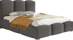 Łóżka Młodzieżowe|Łóżka Małżeńskie>Riban Łóżko tapicerowane z pojemnikiem na pościel 160x200 cm CERDI stelaż