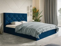 Łóżka Z Zagłówkiem|Łóżka Z Pojemnikiem></noscript>Riban Łóżko tapicerowane z pojemnikiem 180x200 cm DRALE