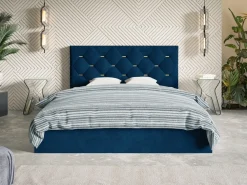 Łóżka Z Zagłówkiem|Łóżka Z Pojemnikiem></noscript>Riban Łóżko tapicerowane z pojemnikiem 180x200 cm DRALE