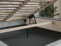 Łóżka Z Zagłówkiem|Łóżka Z Pojemnikiem></noscript>Riban Łóżko tapicerowane z pojemnikiem 180x200 cm DRALE