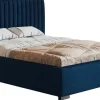 Łóżka Z Pojemnikiem|Łóżka Granatowe>Riban Łóżko tapicerowane z pojemnikiem i stelażem 180x200 cm HEROLD
