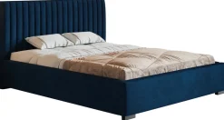 Łóżka Z Pojemnikiem|Łóżka Granatowe>Riban Łóżko tapicerowane z pojemnikiem i stelażem 180x200 cm HEROLD