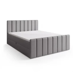 Meble Młodzieżowe|Łóżka Młodzieżowe></noscript>BROMARKT Łóżko 140x200 cm do sypialni kontynentalne z pojemnikiem DENVER DUO