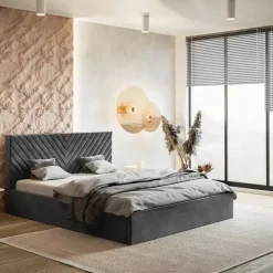 Łóżka Z Zagłówkiem|Łóżka Z Pojemnikiem></noscript>Riban Łóżko 180x200 cm podwójne REBURY