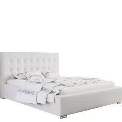 Łóżka Z Zagłówkiem|Łóżka Z Pojemnikiem></noscript>Riban Łóżko 200x200 cm tapicerowane z pojemnikiem NESS