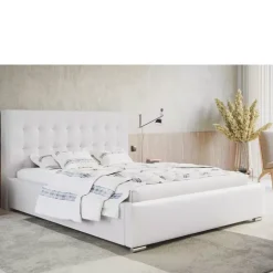 Łóżka Z Zagłówkiem|Łóżka Z Pojemnikiem></noscript>Riban Łóżko 200x200 cm tapicerowane z pojemnikiem NESS