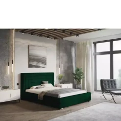 Łóżka Młodzieżowe|Łóżka Z Zagłówkiem>Riban Łóżko 160x200 cm tapicerowane z pojemnikiem ORNEN