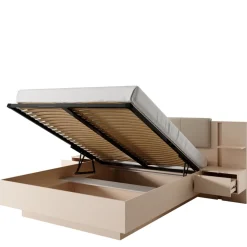 Meble Młodzieżowe|Łóżka Młodzieżowe>LASKI Łóżko 160x200 cm z pojemnikiem i stolikami nocnymi DESIO