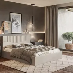 Łóżka Młodzieżowe|Łóżka Z Zagłówkiem></noscript>Riban Łóżko 140x200 cm z pojemnikiem ORIATA