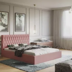 Łóżka Młodzieżowe|Łóżka Z Pojemnikiem></noscript>Riban Łóżko 140x200 cm z pojemnikiem PROVO szare