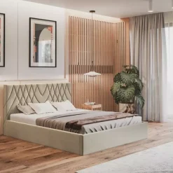 Łóżka Z Zagłówkiem|Łóżka Z Pojemnikiem></noscript>Riban Łóżko 180x200 cm z pojemnikiem SHELES