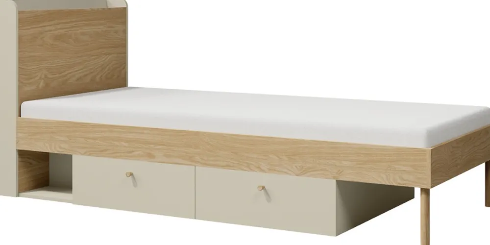 Meble Dla Dzieci|Łóżka Młodzieżowe>JUREK Łóżko 90x200 cm ze stelażem do pokoju młodzieżowego YOKO