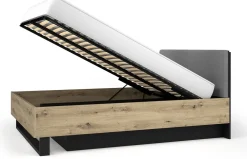 Łóżka Małżeńskie|Łóżka Ze Stelażem>MEBLOSIEK Łóżko 180x200 sypialniane UTOPIA z pojemnikiem i podnośnikiem