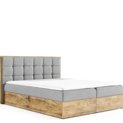 Łóżka Małżeńskie|Łóżka Z Zagłówkiem>Gruszka Łóżko 200x200 w stylu nowoczesnym VODICE