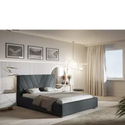 Łóżka Młodzieżowe|Łóżka Z Zagłówkiem></noscript>Riban Łóżko z oparciem 140x200 cm CASHEL