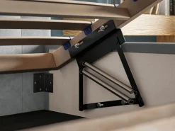 Łóżka Młodzieżowe|Łóżka Z Zagłówkiem></noscript>Riban Łóżko z pojemnikiem na pościel 140x200 cm tapicerowane HARK