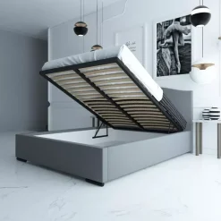 Łóżka Młodzieżowe|Łóżka Z Zagłówkiem></noscript>Laaph Studio Łóżko z pojemnikiem 140x200 BONA