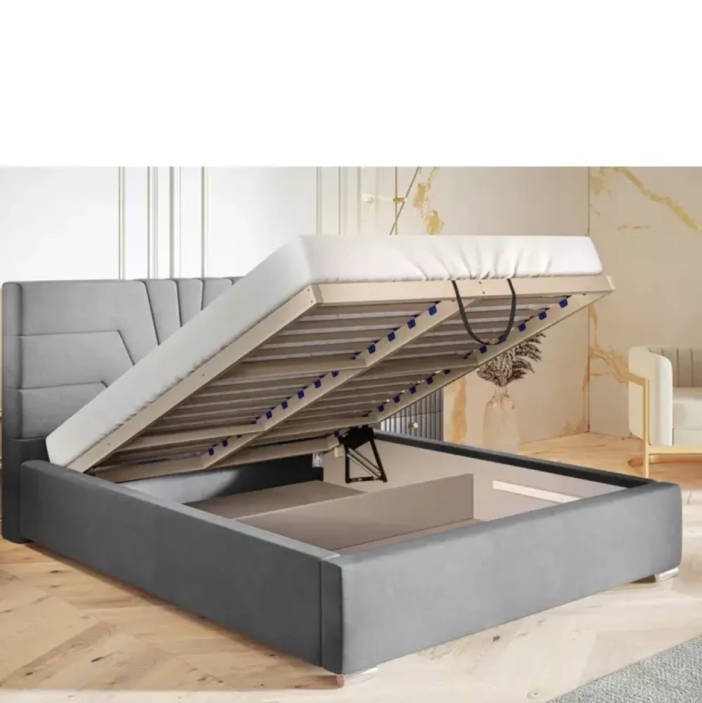 Łóżka Młodzieżowe|Łóżka Z Zagłówkiem>Riban Łóżko z pojemnikiem 160x200 cm BELES