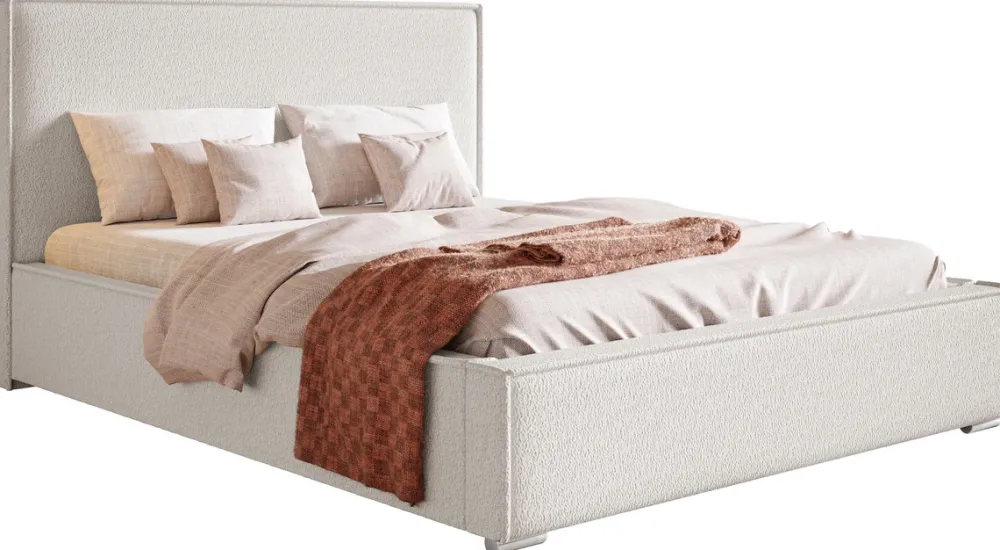 Łóżka Z Zagłówkiem|Łóżka Z Pojemnikiem>Riban Łóżko z pojemnikiem 200x200 cm KRAM