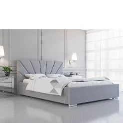 Łóżka Z Zagłówkiem|Łóżka Z Pojemnikiem></noscript>Riban Łóżko z wysokim oparciem 200x200 cm ORKON