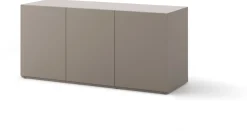 Meble Dla Dzieci|Meble Młodzieżowe>lenart. Komoda 141 cm do pokoju młodzieżowego WOOW z półkami clay gray