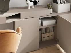 Meble Dla Dzieci|Meble Młodzieżowe></noscript>lenart. Komoda 141 cm do pokoju młodzieżowego WOOW z półkami clay gray