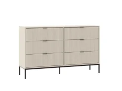 Komody>INTER MEBLE Komoda 150 cm do salonu z szufladami ORIANA kaszmir