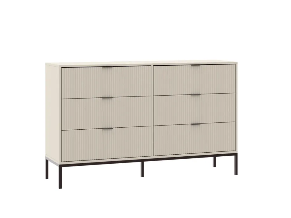 Komody>INTER MEBLE Komoda 150 cm do salonu z szufladami ORIANA kaszmir