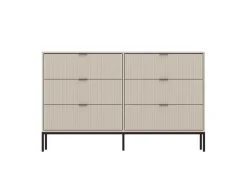 Komody>INTER MEBLE Komoda 150 cm do salonu z szufladami ORIANA kaszmir