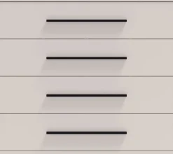 Zestawy Mebli Do Sypialni>GiB Meble Komoda 98 cm do sypialni z szufladami MAXIDO kaszmir