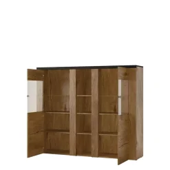 Zestawy Mebli Do Salonu|Komody>Helvetia Komoda barek LARONA dąb lefkas