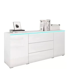 Komody>BRATEX Komoda biała VELLORE biały