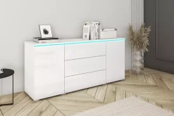 Komody></noscript>BRATEX Komoda biała VELLORE biały