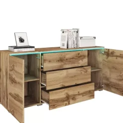 Komody>BRATEX Komoda 150 cm VELLORE dąb wotan