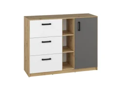 Zestawy Mebli Młodzieżowych|Komody>ML Meble Komoda do pokoju młodzieżowego z szufladami 120 cm FINI