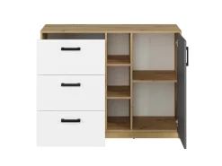 Zestawy Mebli Młodzieżowych|Komody></noscript>ML Meble Komoda do pokoju młodzieżowego z szufladami 120 cm FINI