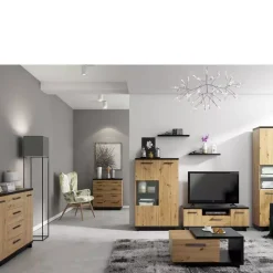 Zestawy Mebli Do Sypialni|Zestawy Mebli Do Salonu></noscript>GiB Meble Komoda do salonu 90 cm Dąb artisan ISMENA