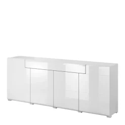 Zestawy Mebli Do Salonu|Komody>Helvetia Komoda do salonu 208 cm TENDER połysk biały