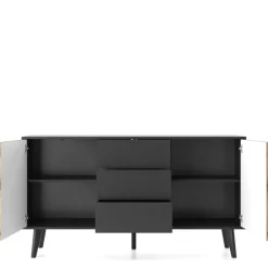 Komody>PIASKI Komoda do salonu 154cm Dąb Artisan VITERBO