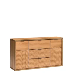 Komody>JARSTOL Komoda do salonu duża FONETTI dąb karmel