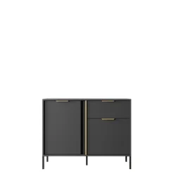 Komody>LASKI Komoda do salonu LECCE antracyt