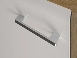 Komody></noscript>ML Meble Komoda do salonu z szufladami 134 cm ADAGIO biały połysk