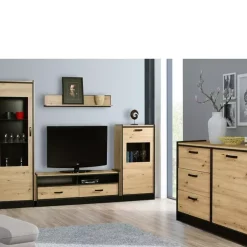 Komody|Zestawy Mebli Do Salonu></noscript>Lempert Komoda do salonu z szufladami nowoczesna 120 cm KALETTO