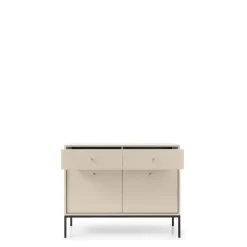 Zestawy Mebli Do Salonu|Komody></noscript>PIASKI Komoda do salonu z szufladami MONTI złoty beż