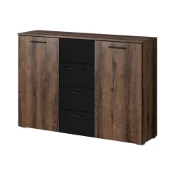 Zestawy Mebli Do Sypialni|Komody>Helvetia Komoda do sypialni 132 cm dąb monastery BETA