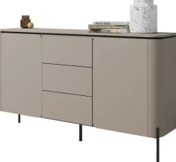 Komody></noscript>Helvetia Komoda dwudrzwiowa do salonu 162 cm z szufladami i półkami congo BELLO