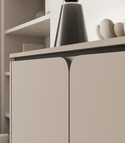 Komody></noscript>Helvetia Komoda dwudrzwiowa do salonu 162 cm z szufladami i półkami congo BELLO