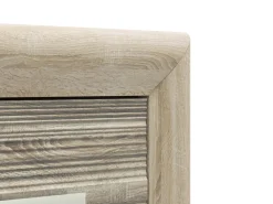 Meble Młodzieżowe|Zestawy Mebli Do Salonu></noscript>ML Meble Komoda dwudrzwiowa z szufladami 165 cm CASTEL dąb sonoma